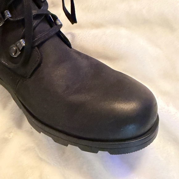 Sorel Black Women's Combat Boots - Picture 8 of 14